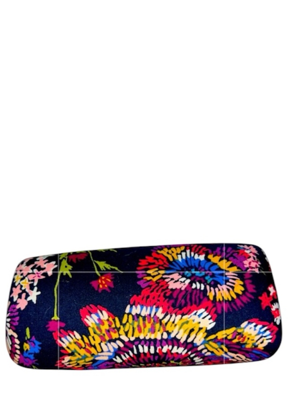 Vera Bradley Midnight Wildflowers Clamshell Sunglass Case